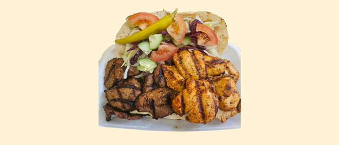 Chicken Shish & Lamb Shish Combo 